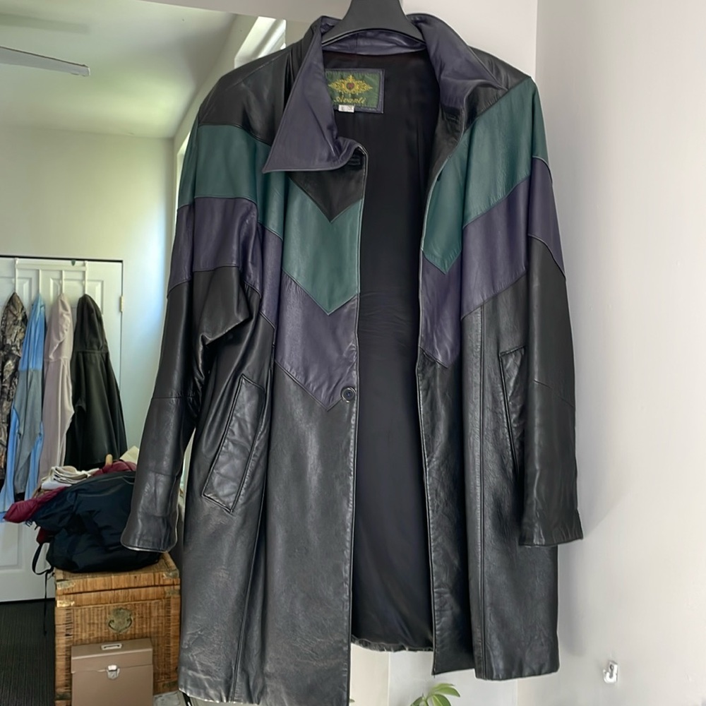 Vintage Avanti Leather Parka